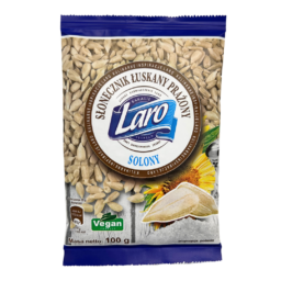 Słonecznik prażony solony w opakowaniu z symbolicznym zdjęciem produktu