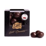 Wiśnie w czekoladzie w minimalistycznym boxie