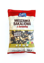 Bakalie z żurawiną w dużym opakowaniu z okienkiem