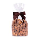 Orzeszki ziemne w karmelu z miodem w foliowej saszetce z miodem