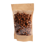 Orzechy laskowe w karmelu i kawie w opakowaniu strunowym z okienkiem