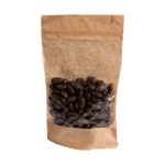 Migdały karmelizowane w deserowej czekoladzie w opakowaniu strunowym z okienkiem