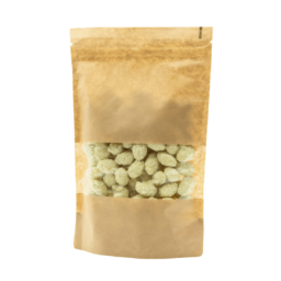 Migdały w czekoladzie białej z kokosem w opakowaniu strunowym z okienkiem