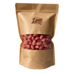 Migdały w czekoladzie białej w pudrze z czarnej porzeczki liofilizowanej