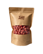 Migdały w czekoladzie białej w pudrze z czarnej porzeczki liofilizowanej