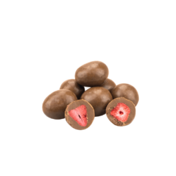 Truskawki liofilizowane w czekoladzie mlecznej