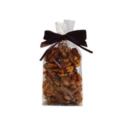 Orzechy włoskie w karmelu w foliowej saszetce z kokardą