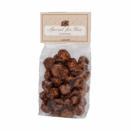 Orzechy laskowe prażone w karmelu w saszetce z bilecikiem