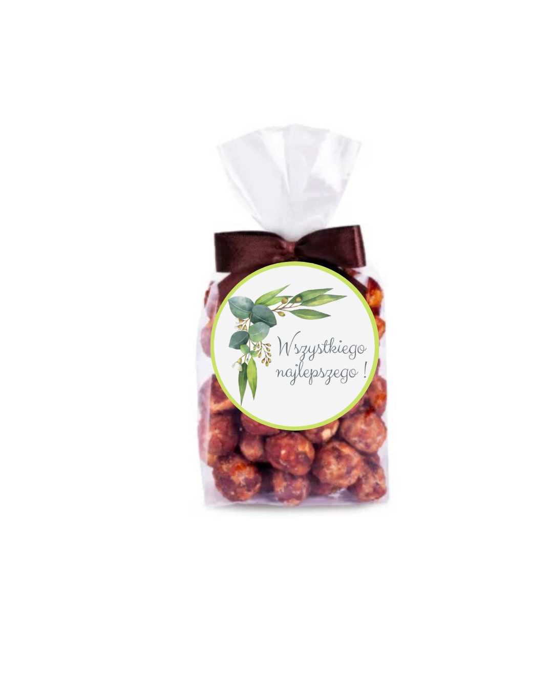 orzechy-laskowe-karmel-kawa Orzechy laskowe prażone w karmelu o smaku kawy w saszetce z kokardką i kotylionem