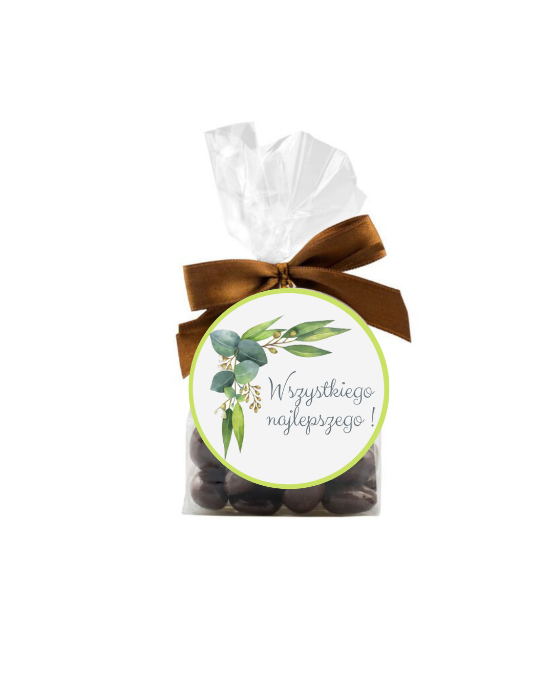 zurawina-czekolada-deserowa Żurawina w czekoladzie deserowej w foliowej saszetce z kokardą