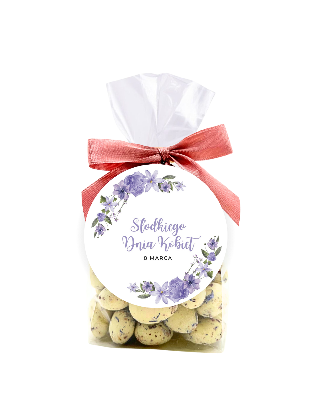 migdaly-czekolada-biala-platki-kwiatow migdaly w czekoladzie bialej z platkami kwiatow