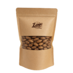 Migdaly w czekoladzie mlecznej pudrowane cynamonem i zlotem jadalnym