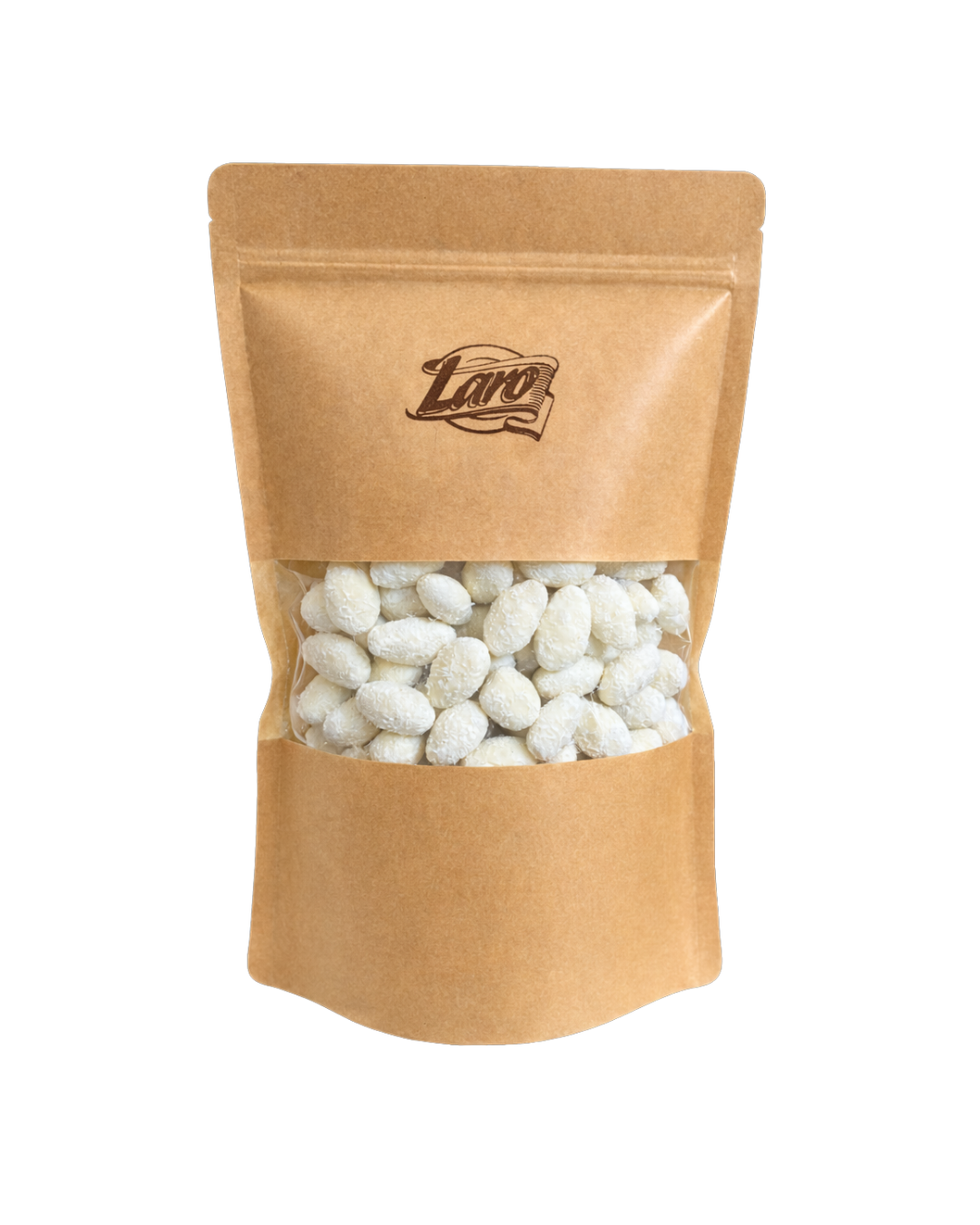 migdaly-czekolada-biala-kokos Migdaly w czekoladzie białej o smaku kokosowym z wiorkami kokosa