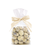 Migdały w czekoladzie białej z płatkami kwiatów